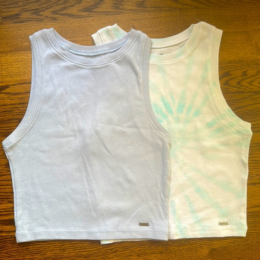 Two XSmall Hollister Must-Have Collection Tank Tops